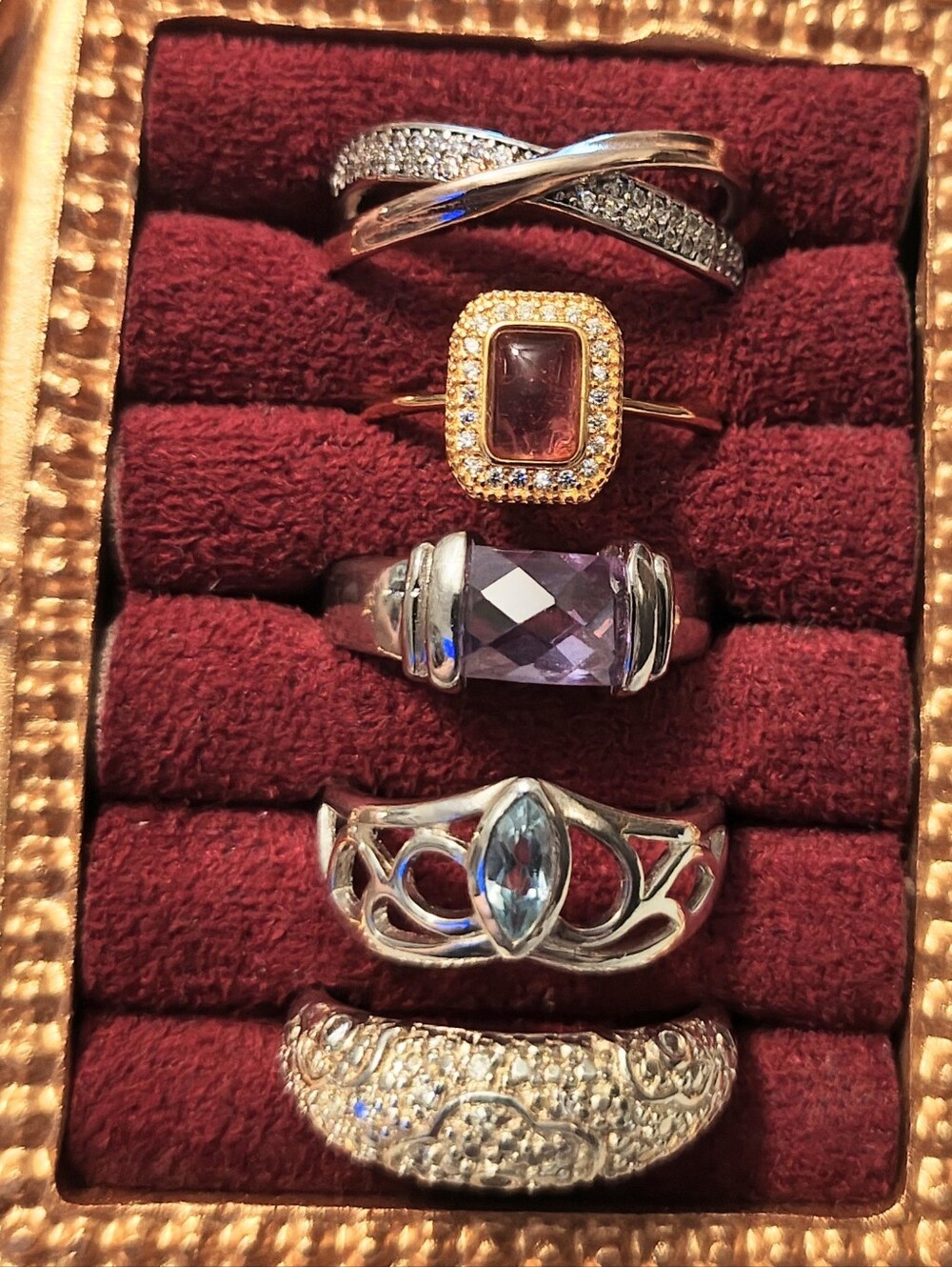 Vintage Sterling Silver Estate Jewelry LOT/31 Pieces - Picture 8 of 12
